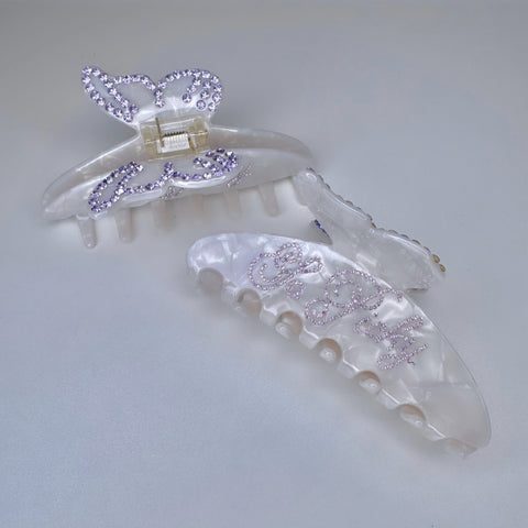 【NEW ITEMS】Butterfly Rhinestone Clip