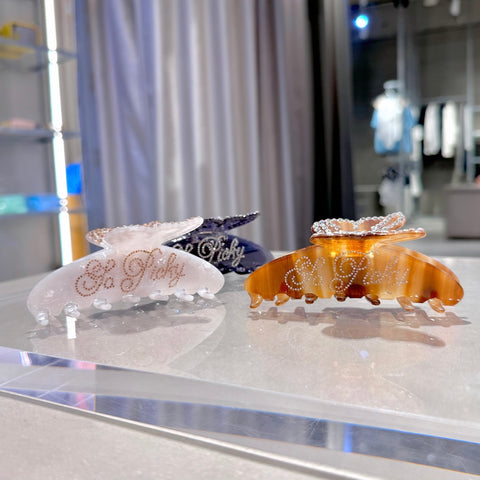 【NEW ITEMS】Butterfly Rhinestone Clip