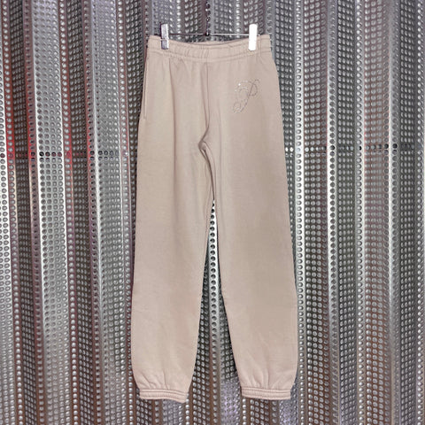 P Rhinestone Sweat Tops&Pants