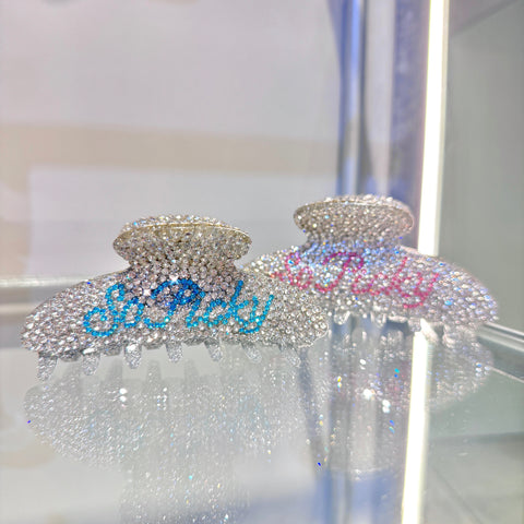 Rhinestone hair clip with So.Picky