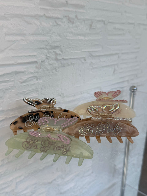 Twinkle butterfly clip