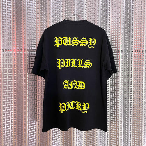 PICKY ORIGINAL “rose print T-shirt”_GREEN