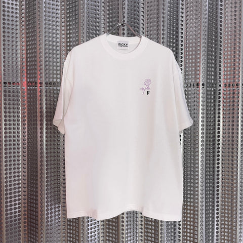 【NEW ITEMS】PICKY ORIGINAL “rose print T-shirt”_MAGENTA PINK