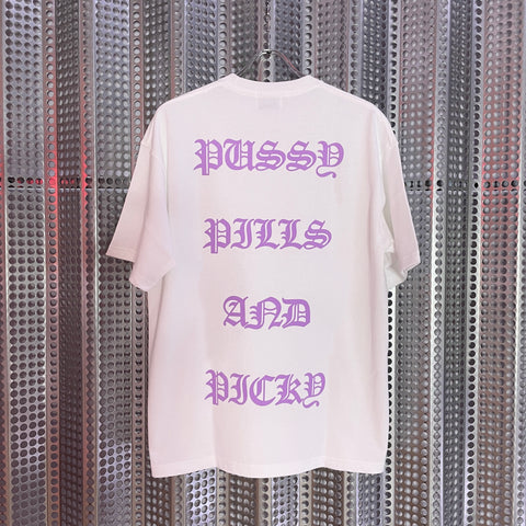 PICKY ORIGINAL “rose print T-shirt”_MAGENTA PINK
