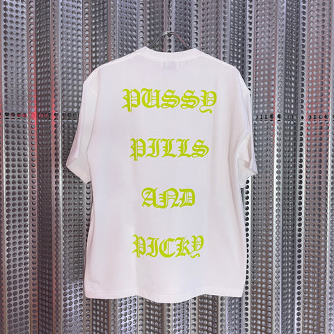 PICKY ORIGINAL “rose print T-shirt”_GREEN