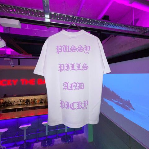【NEW ITEMS】PICKY ORIGINAL “rose print T-shirt”_MAGENTA PINK