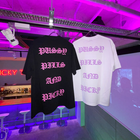 PICKY ORIGINAL “rose print T-shirt”_MAGENTA PINK