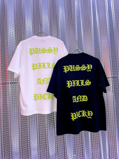 PICKY ORIGINAL “rose print T-shirt”_GREEN
