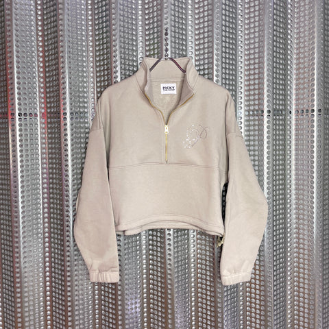 P Rhinestone Sweat Tops&Pants