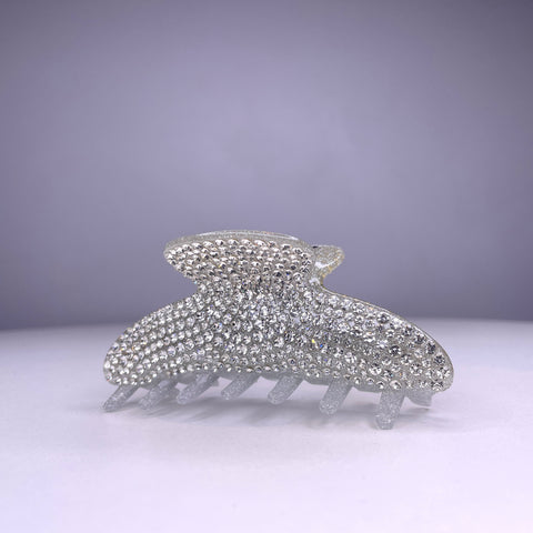 【✨BEST SELLING ITEMS】All Rhinestone Hair Clip(BLACK LOGO)