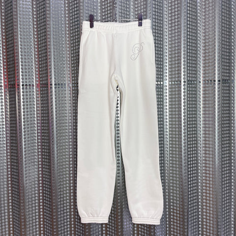 P Rhinestone Sweat Tops&Pants