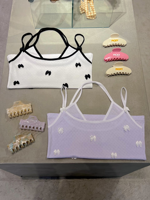 【NEW ITEMS】Ribbon camisole