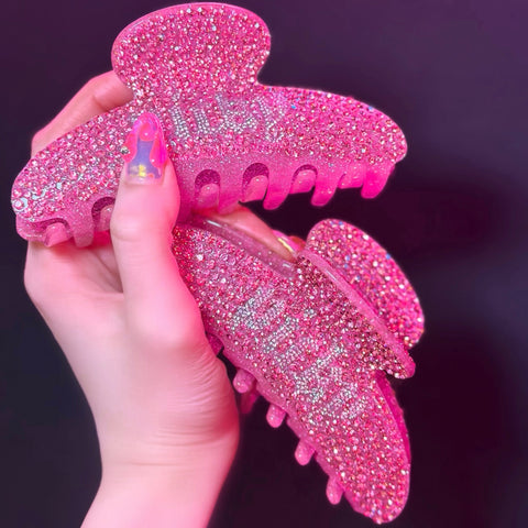 Rhinestone hair clip