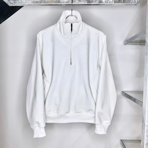 [LIMITED] Half zip sweat shirt