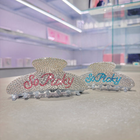 【NEW ITEMS】Rhinestone hair clip LARGE with So.Picky