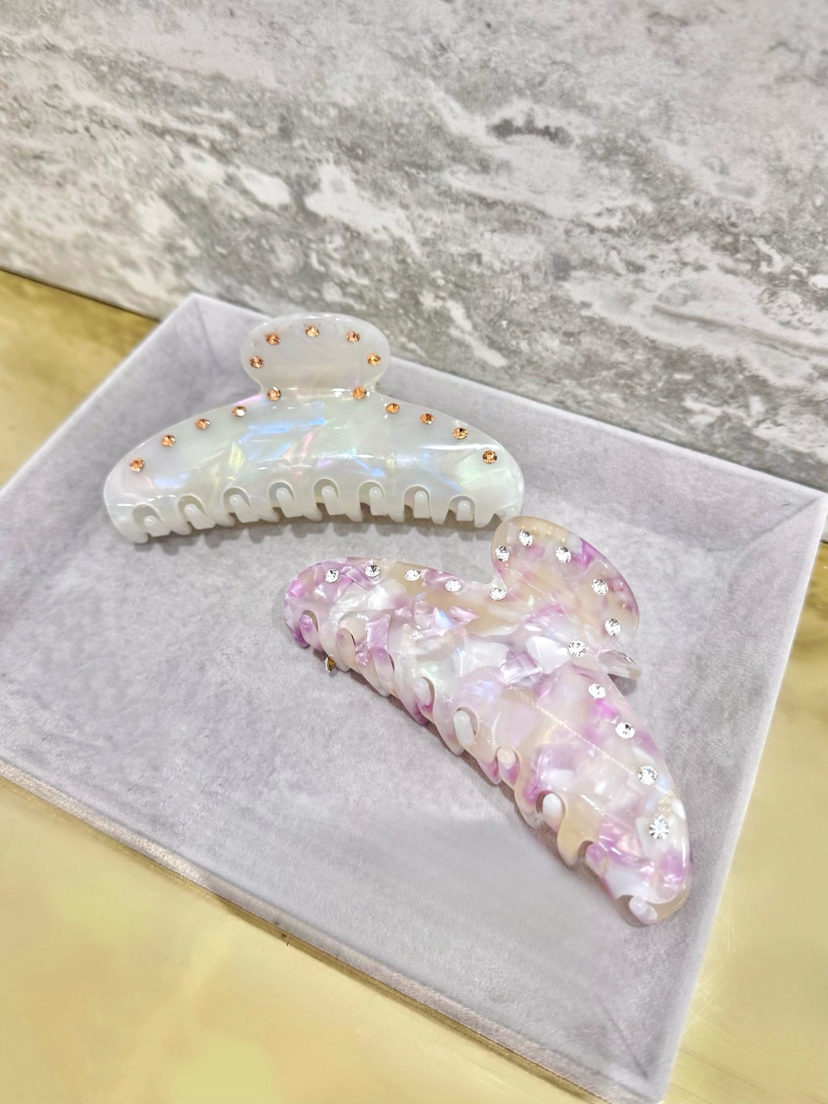 stone hair clip♡ – PICKY THE SHOP