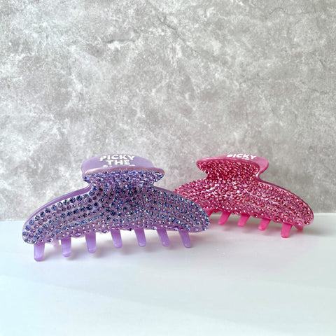 【PICK UP ITEMS】The pink champagne rhinestone hair clip