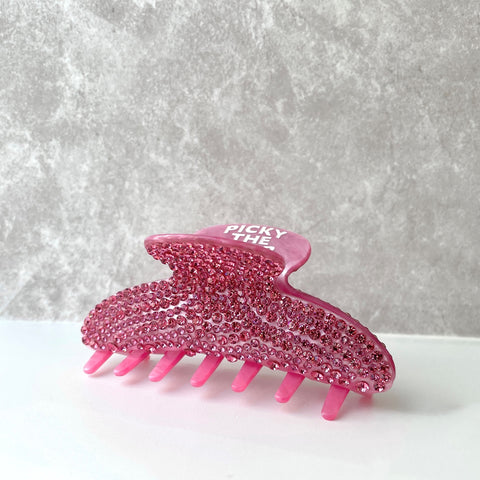 【PICK UP ITEMS】The pink champagne rhinestone hair clip